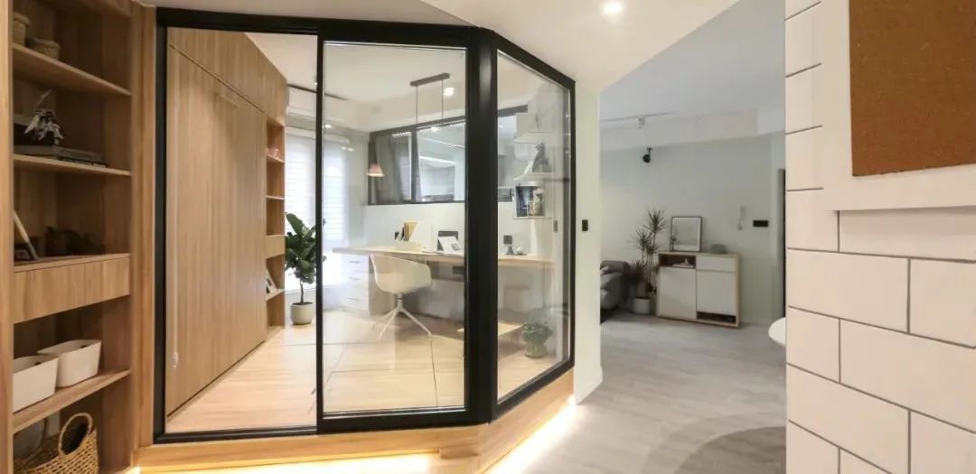 90后小夫妻爆改78㎡老破小,巧妙改动墙体,让空间通透更显大气