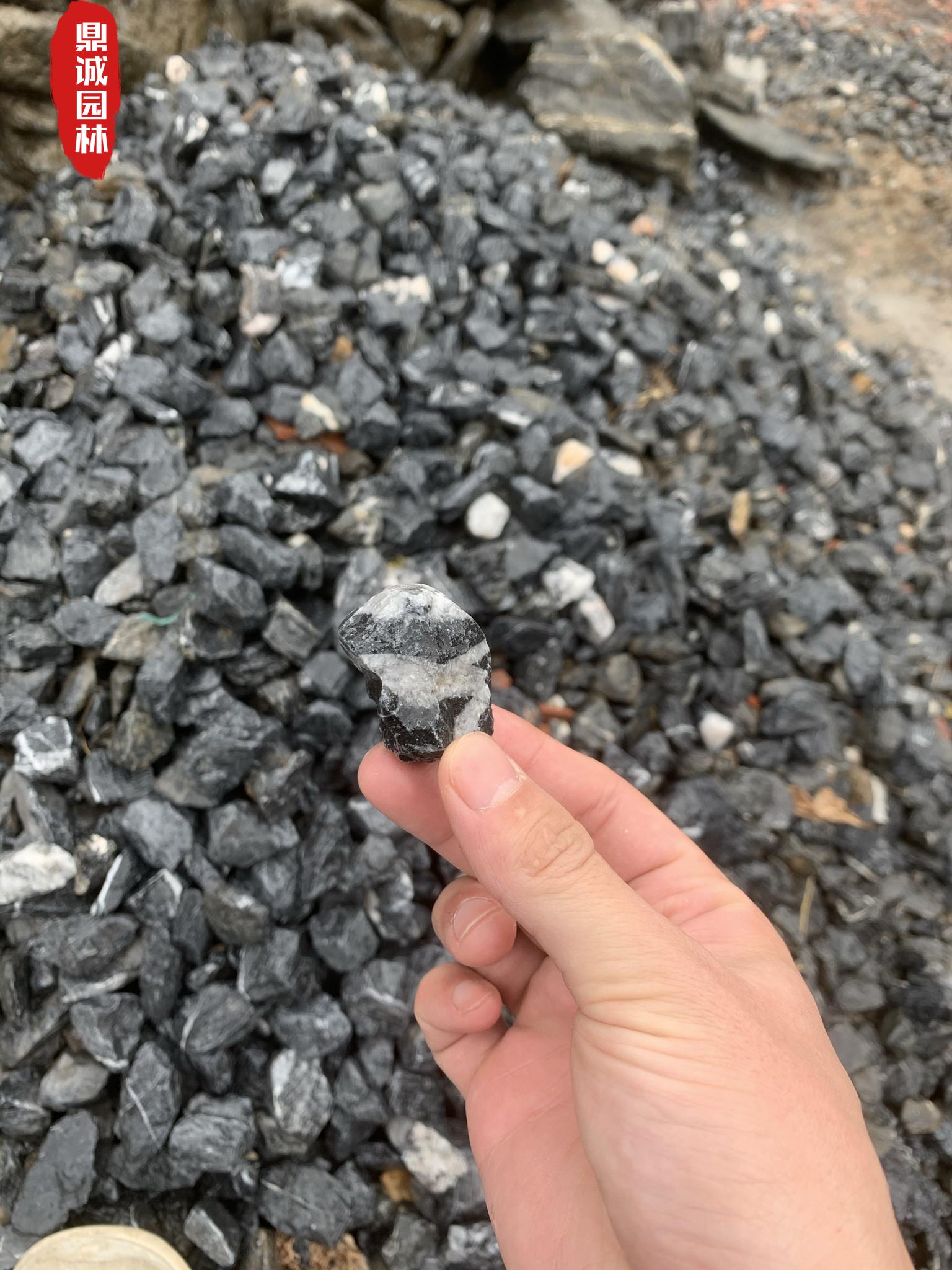 砾石庭院公园景观铺路石 砾石建筑工程搅拌石料