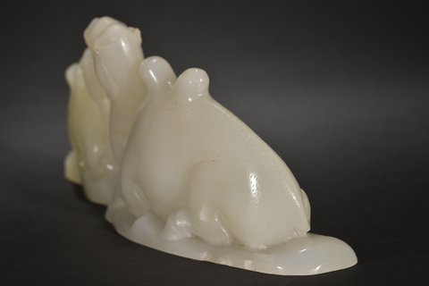 |和田玉子母骆驼摆件