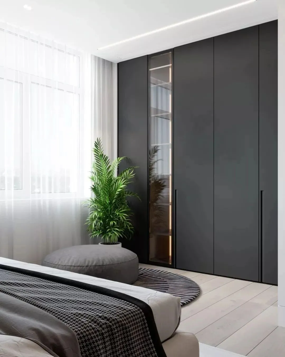 定制柜子配色就是简单纯粹一点,简洁又好看