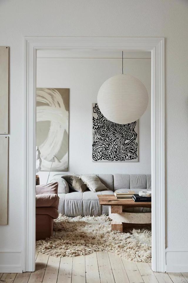 丹麦女主110㎡的家,没有空无一物,别致舒适。