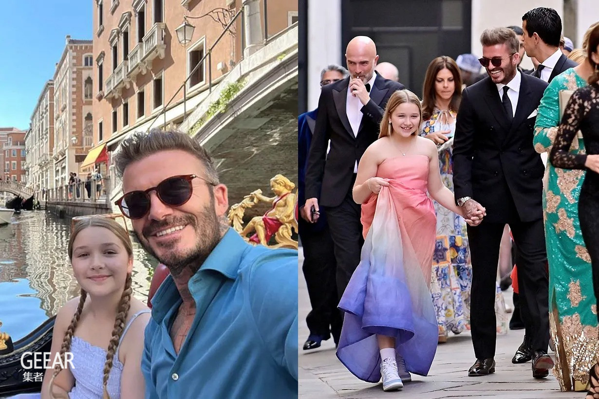 哈珀·贝克汉姆|贝克汉姆女儿小七身穿小礼服现身意大利!