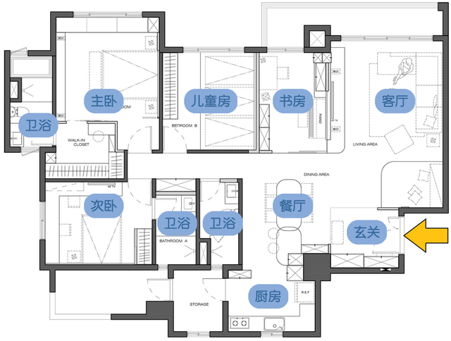 三胎宝妈晒出新家,这实用性羡慕了,五口之家的“装修教科书”!