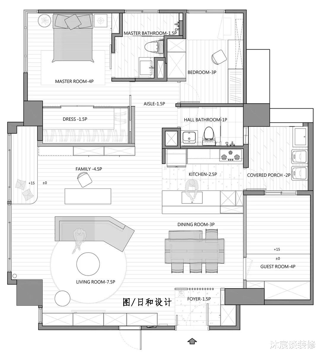 给老年人住的房子怎么装?来学她家,简洁大方、优雅明亮,很宜居