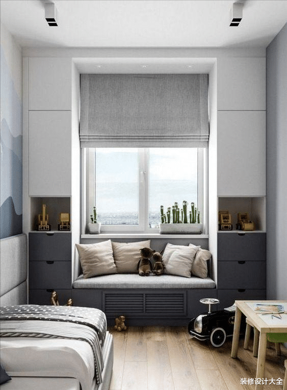 太有设计感了！窗帘与飘窗这样搭配，那真是高手中的高手！