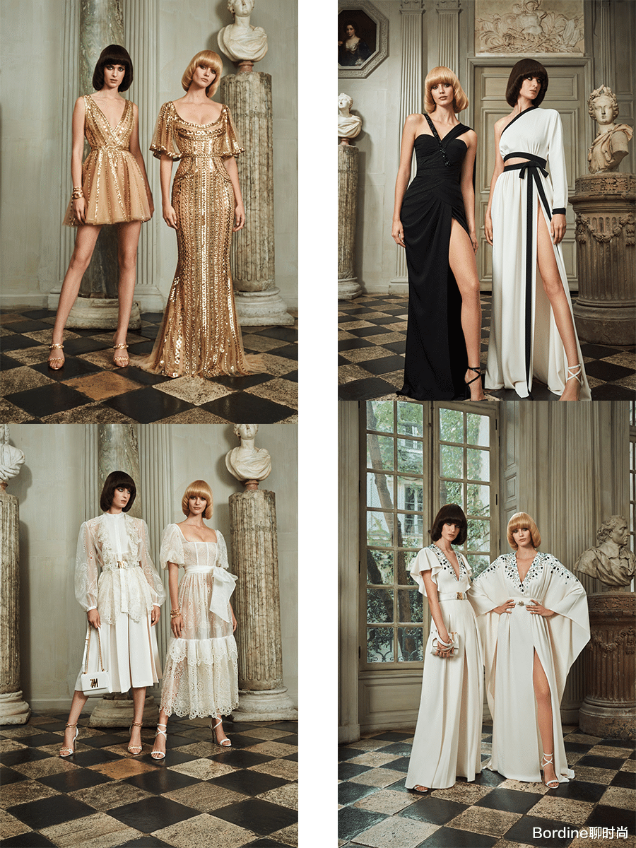 Zuhair Murad 2022春夏系列,优雅复古中带着几分洛可可的夸张