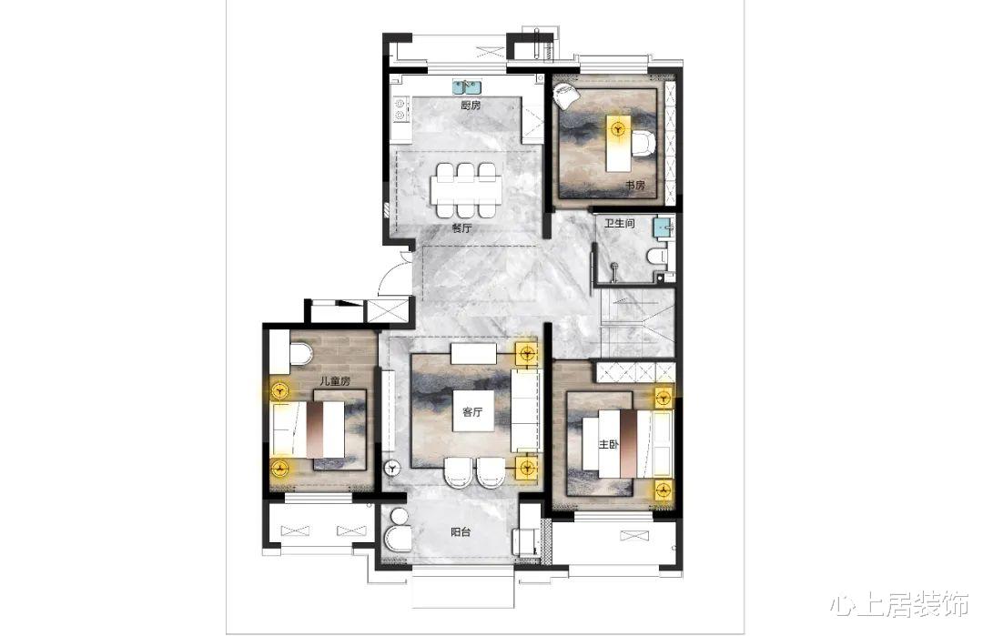 154㎡轻奢复式,优雅不灭,超越时间之影