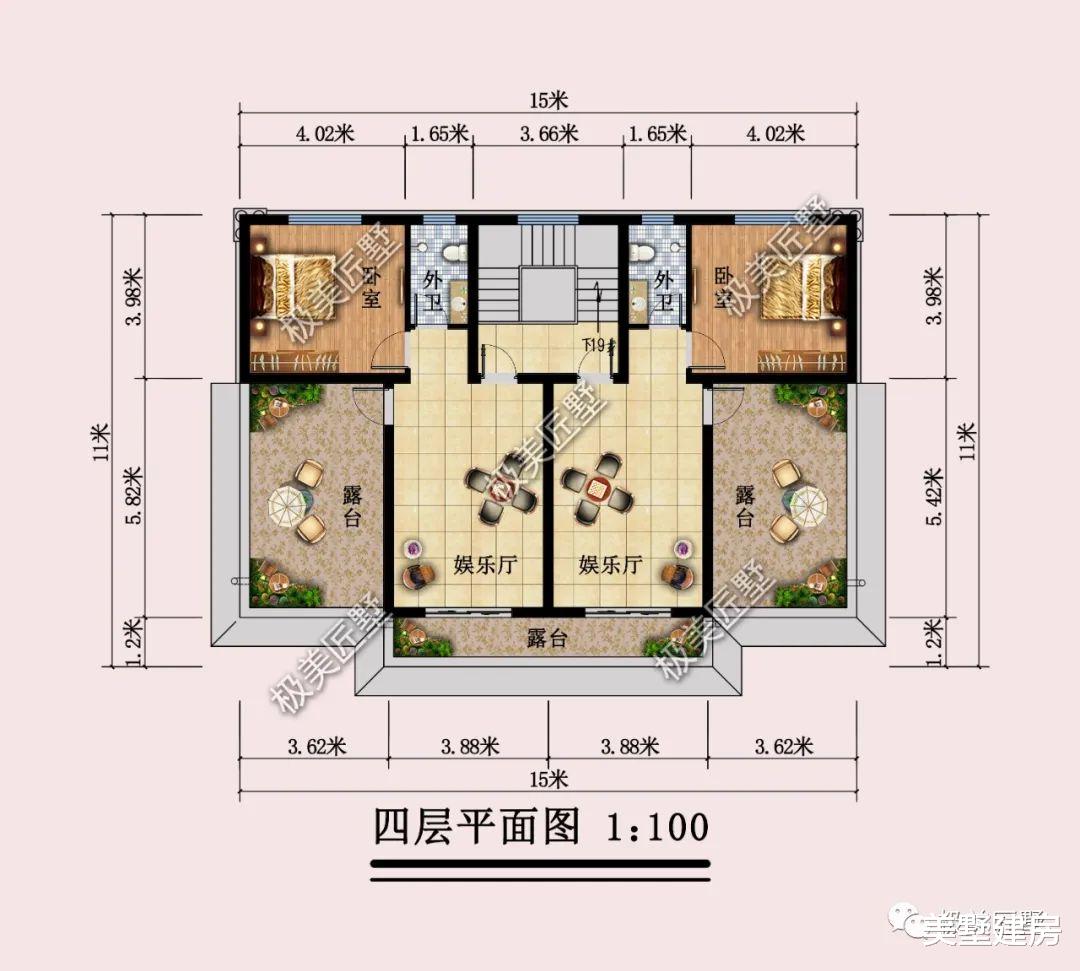 你没见过的双拼,设计精美主体对称,享受别致的生活