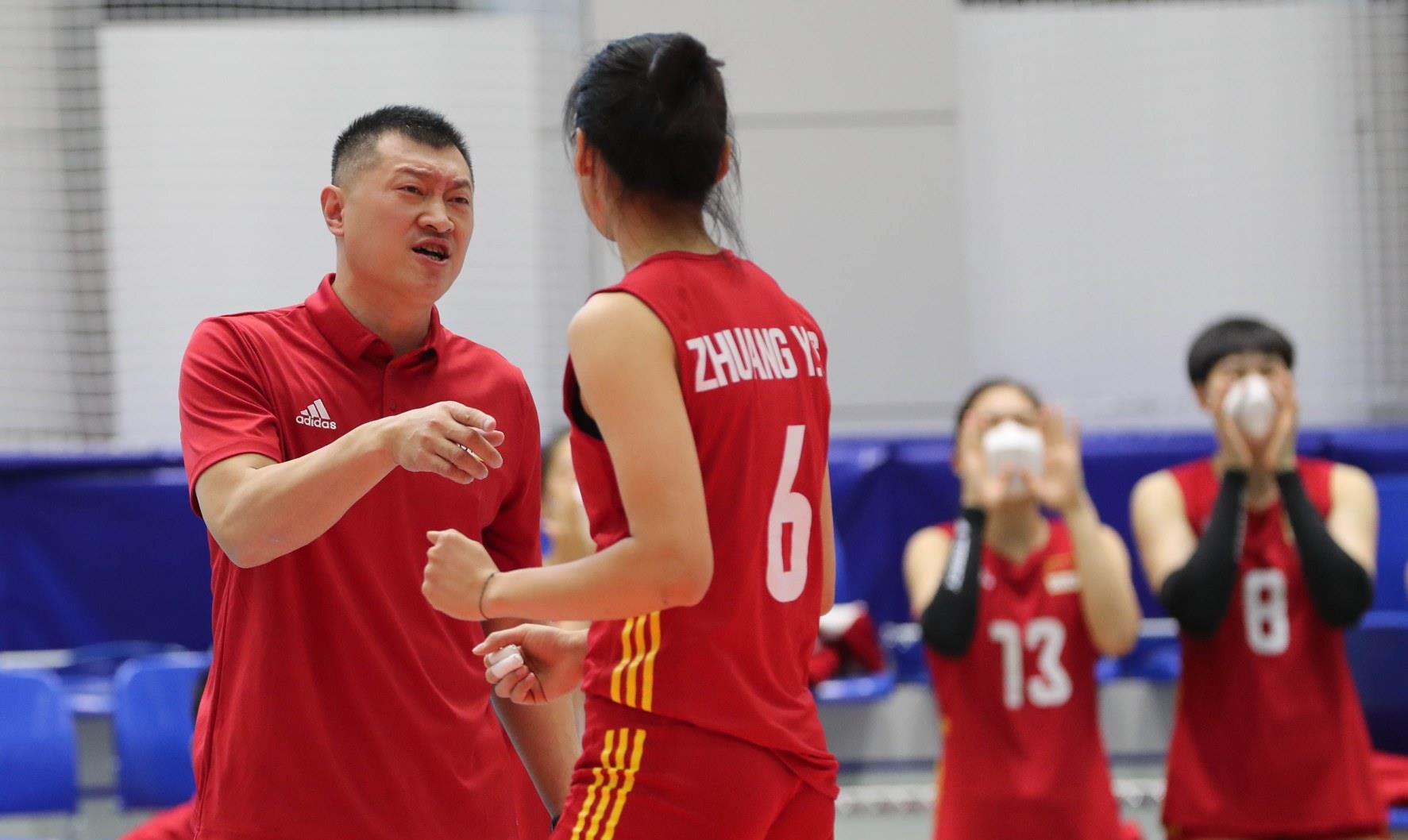 女排|五战全胜！U20亚锦赛中国女排3比0击败泰国，进决赛将与日本争冠