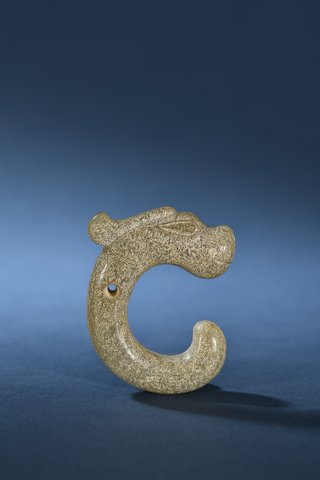 老玩家|老玩家旧藏 和田玉c字猪龙