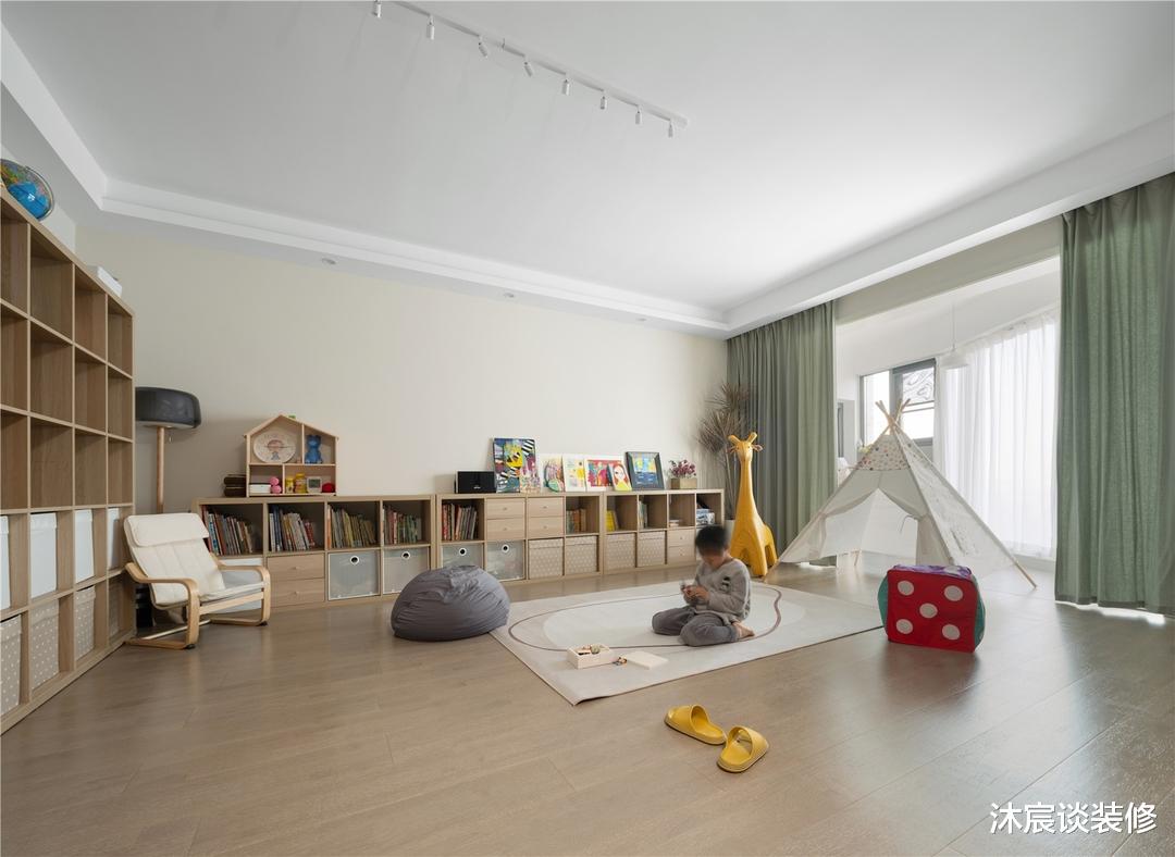 她家去客厅化,乐园般的空间小孩大人都喜欢,清新的北欧风好温馨