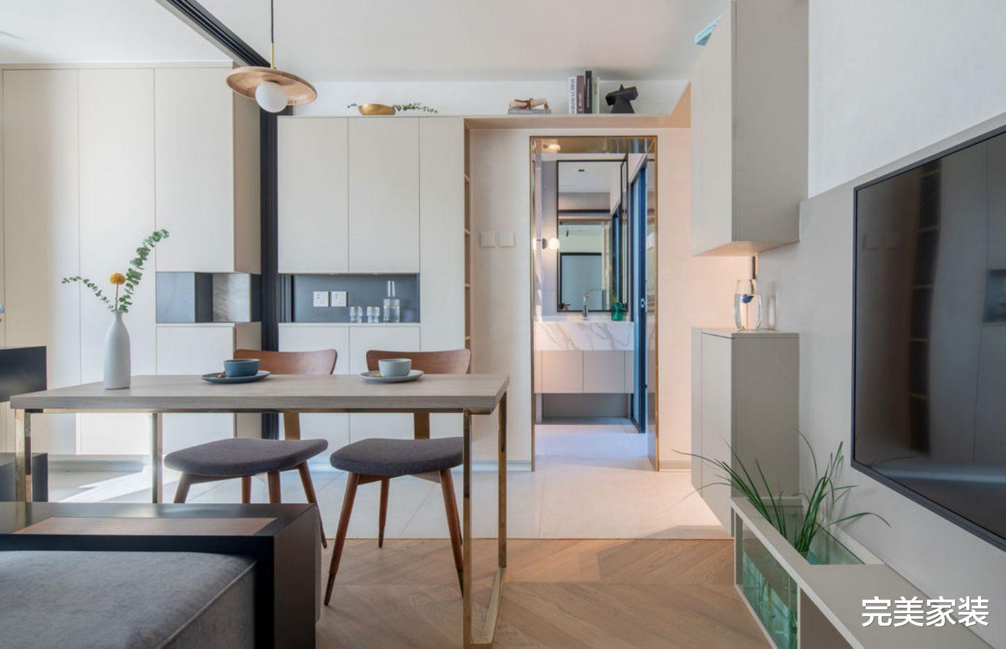 45岁独居大叔打造暖暖的家,实现40㎡的精致生活,这才叫趣味