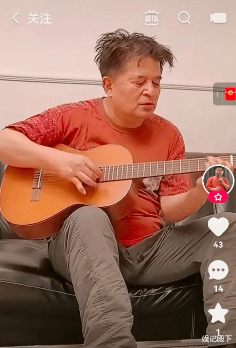 节食减肥 被毕姥爷逗笑了，因疫情闲在家弹吉他，生活惬意到发型都不理了！