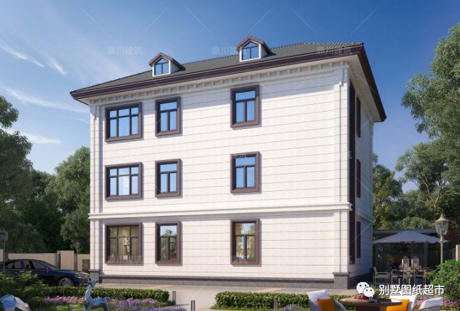 14×10米,大气新中式三层别墅,大宅风范,儒雅高端,实用又气派