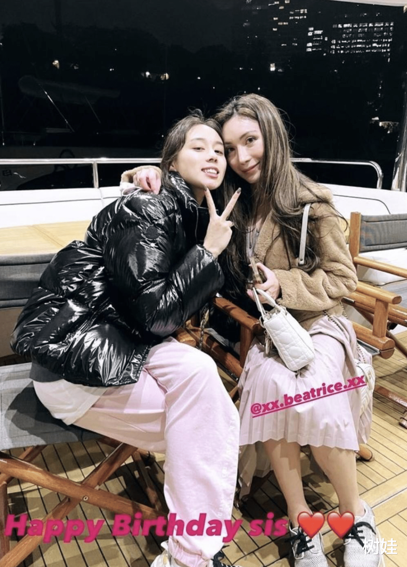 何猷君|赌王外孙女打扮清凉参加派对，与何猷君贴身合照，舅甥同龄感情好