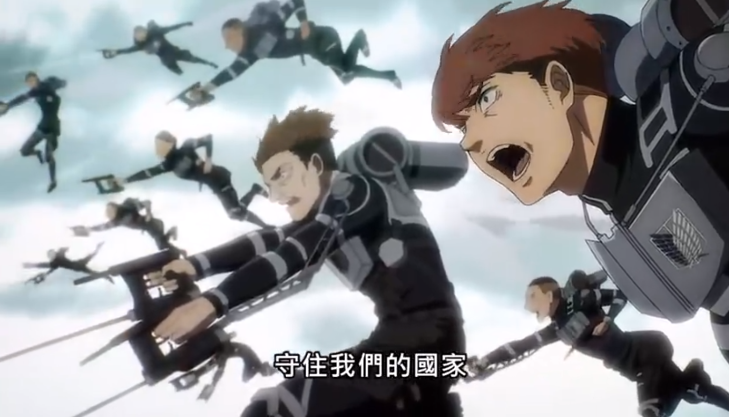 模型|进击的巨人:两巨人不敌雷枪,三笠杀疯了,弗洛克被贾碧击入海底