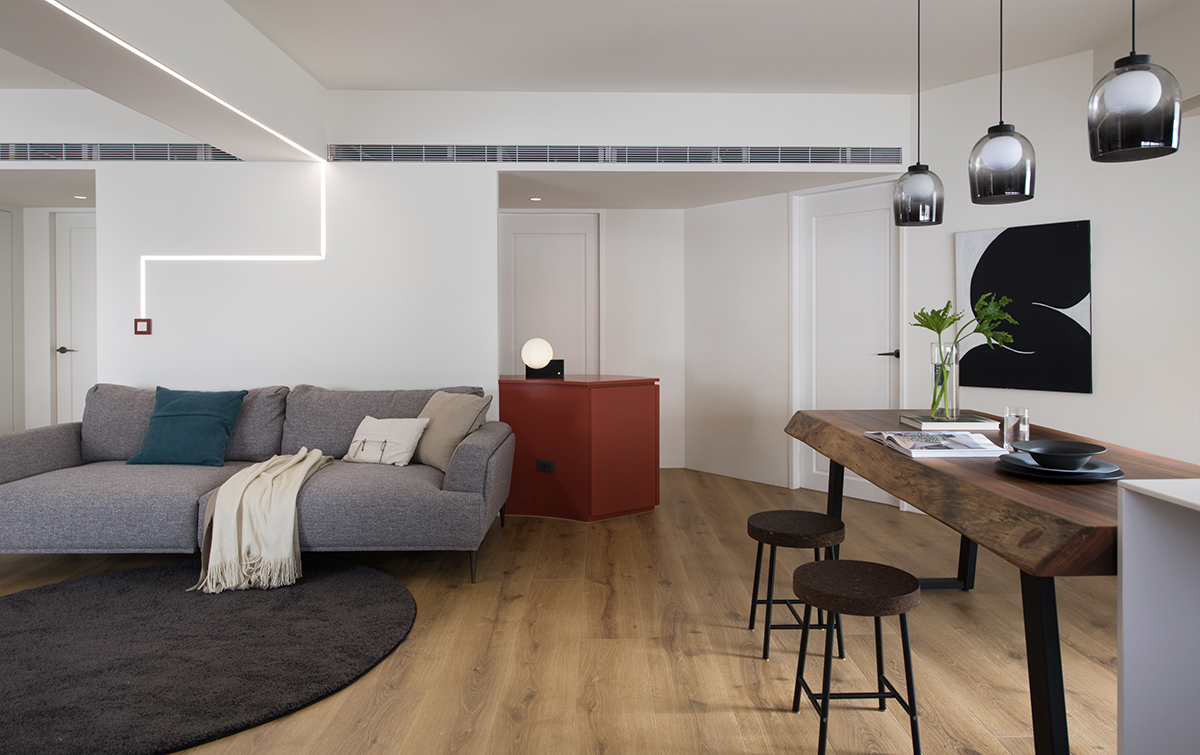 客厅舍弃电视墙、茶几！没想到引来狂赞，简约风才是永远的神器