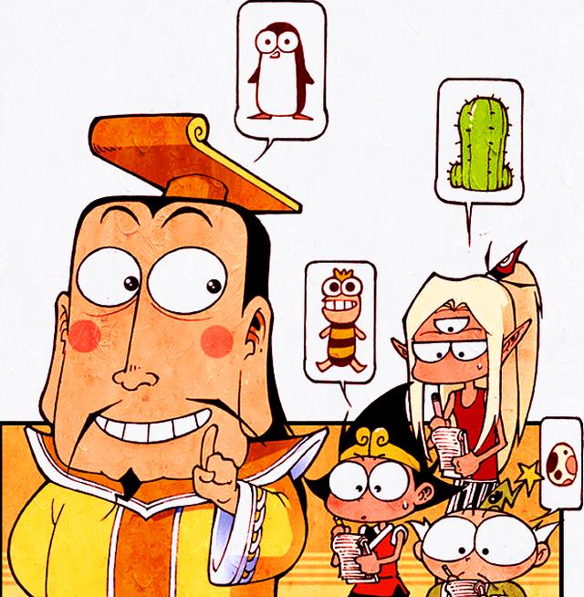 |帝哥展望天宫未来，降龙却在一旁看漫画，三人的笔记“亮了”！