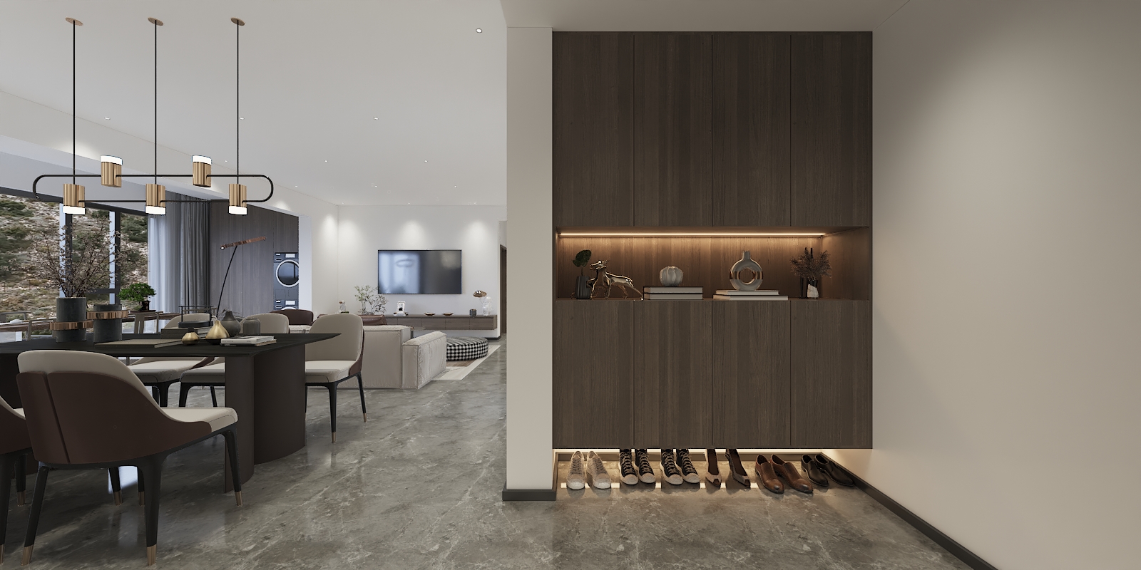 【鲁班装饰】山语桃园143m2现代风格 小资情调