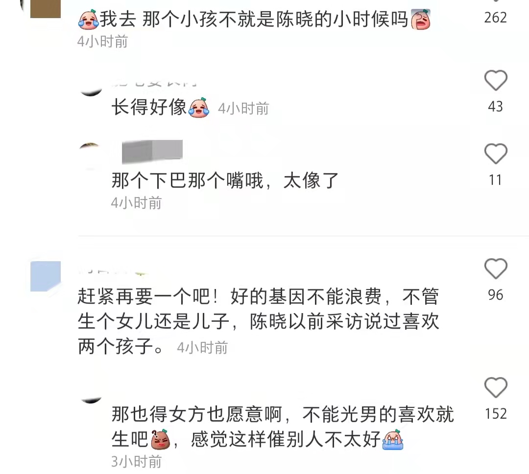 陈妍希 陈妍希晒与儿子合照，5岁小星星长相帅气太像爸，断食减肥引争议