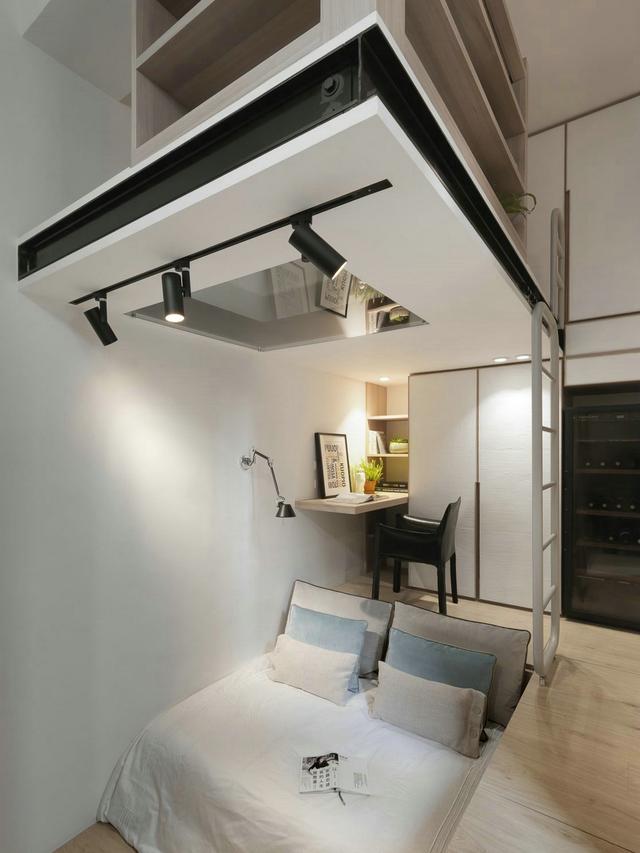 离公司最近的28㎡小宅,装成“两房一厅”,住起来全家欢喜