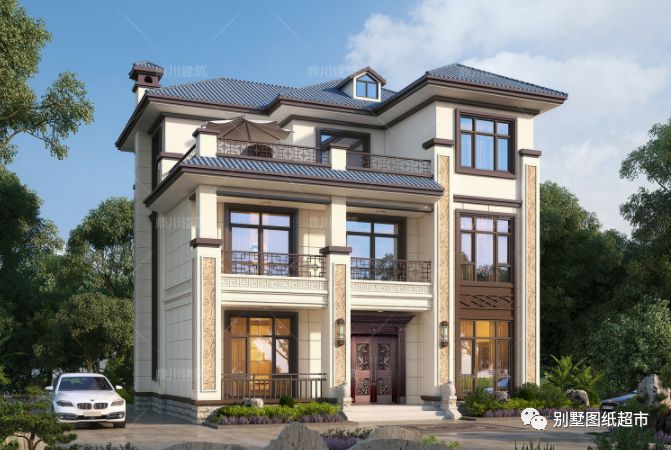 看一眼就喜欢的5款新中式三层别墅,回村建一栋,爸妈乐开花