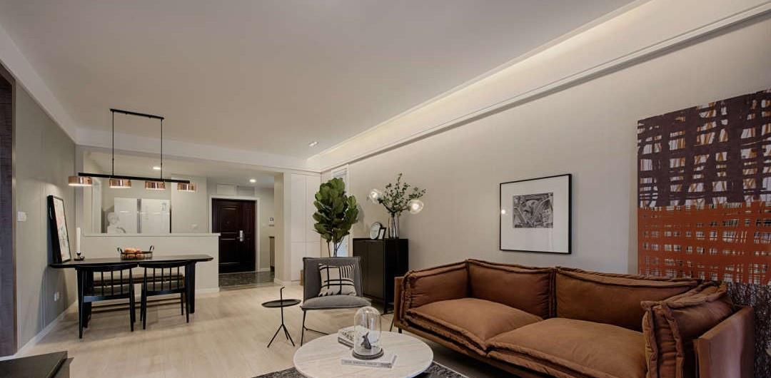 全包8万的极简装修,软装家具都自己配,效果甩样板房几条街!