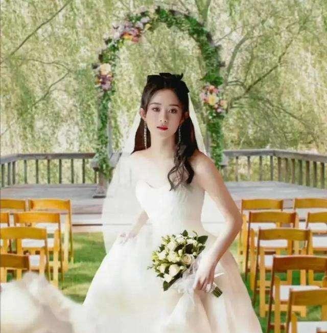 赵丽颖|奉子成婚，在忙碌中领证，赵丽颖直到离婚都没得到一场婚礼