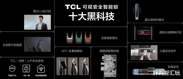 智能锁|TCL发布三款旗舰级智能锁，10大黑科技加持，会带来什么惊喜？