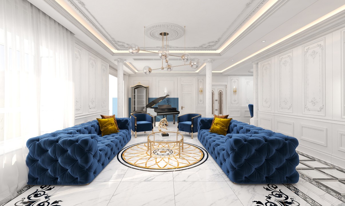 留学生审美就是不一样!169平新房装法式风,效果真端庄大气!