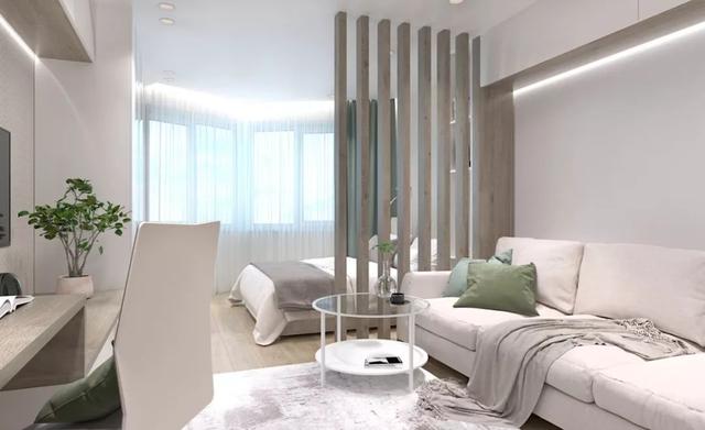 68平方米的两居室,装修效果时尚,简约大气,还带有阳光房