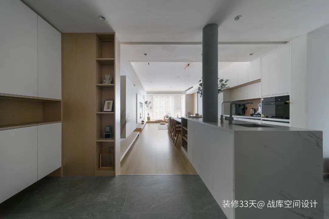 装修设计：140平现代简约LDK一体化四室