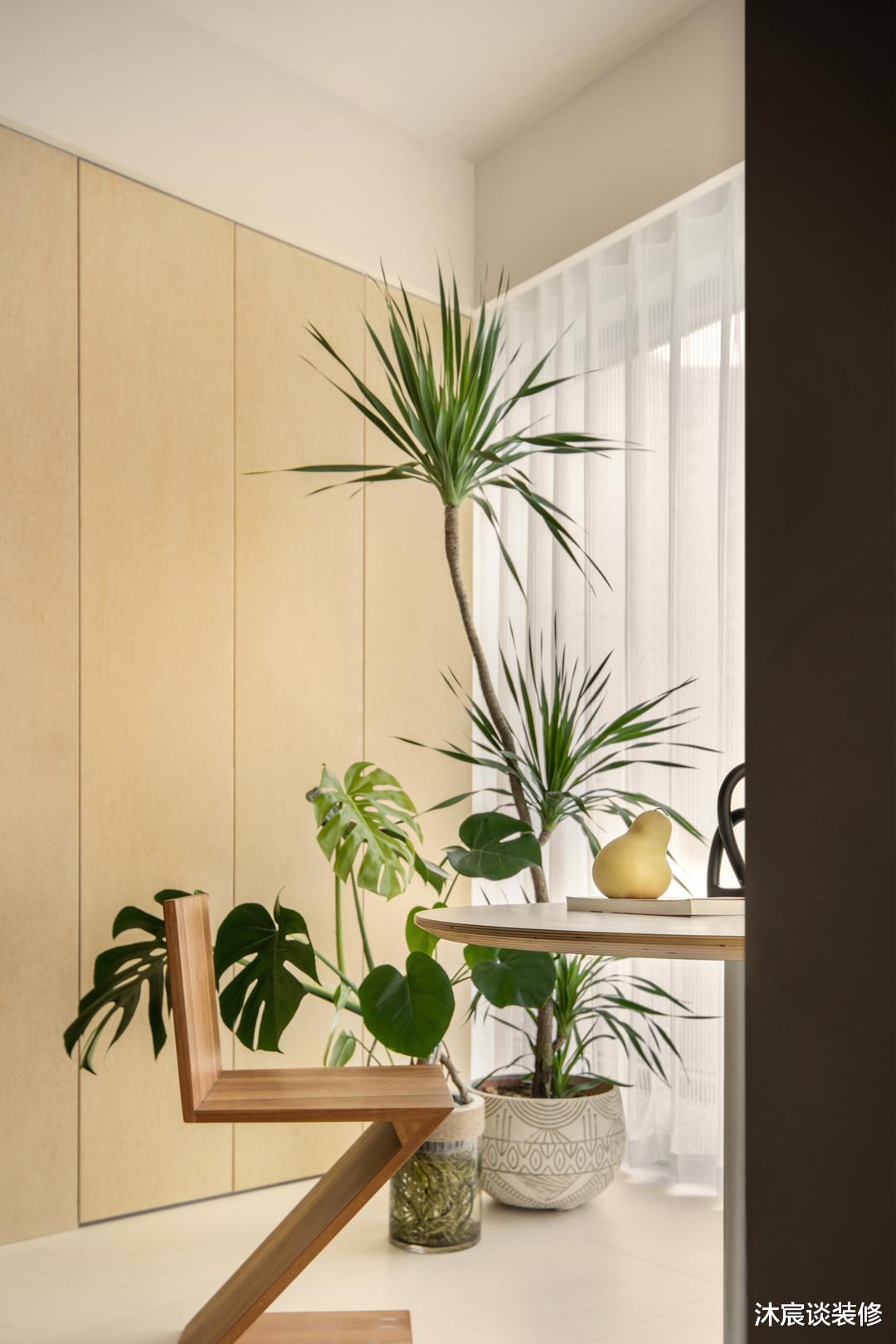 他花35万装好90㎡独居空间,用微水泥+奶油色,室内尽显温柔高级