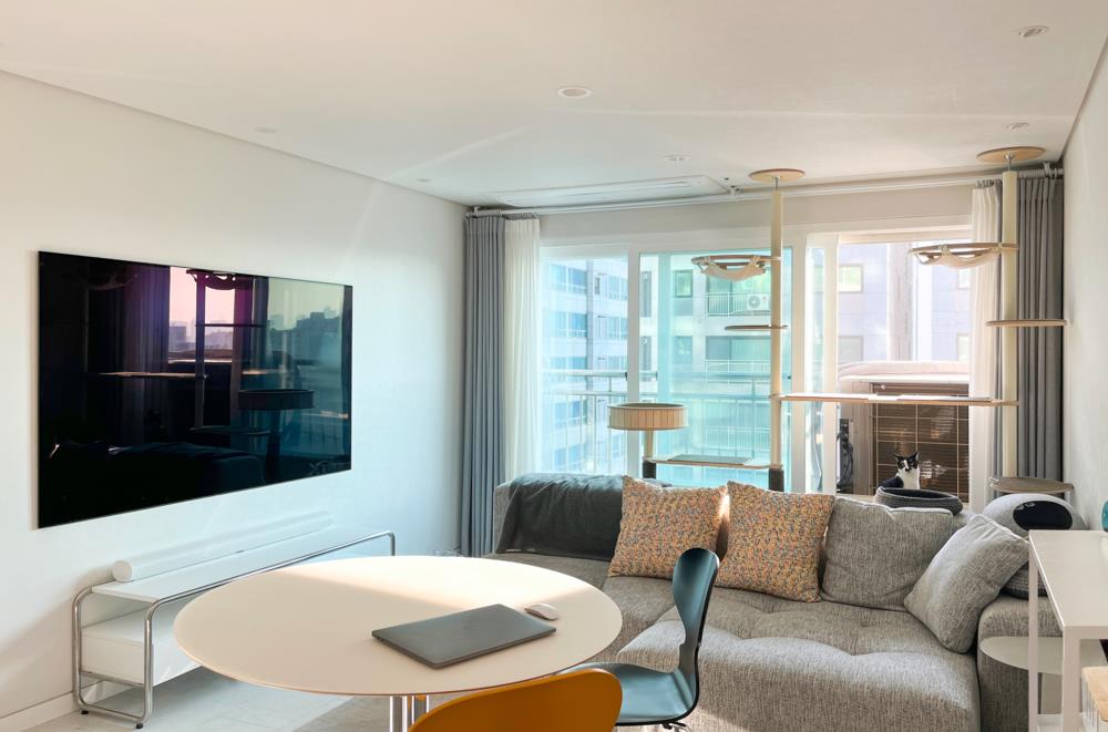 108㎡改造前后对比,单是客厅就被拆成4大功能!玄关让人眼前一亮