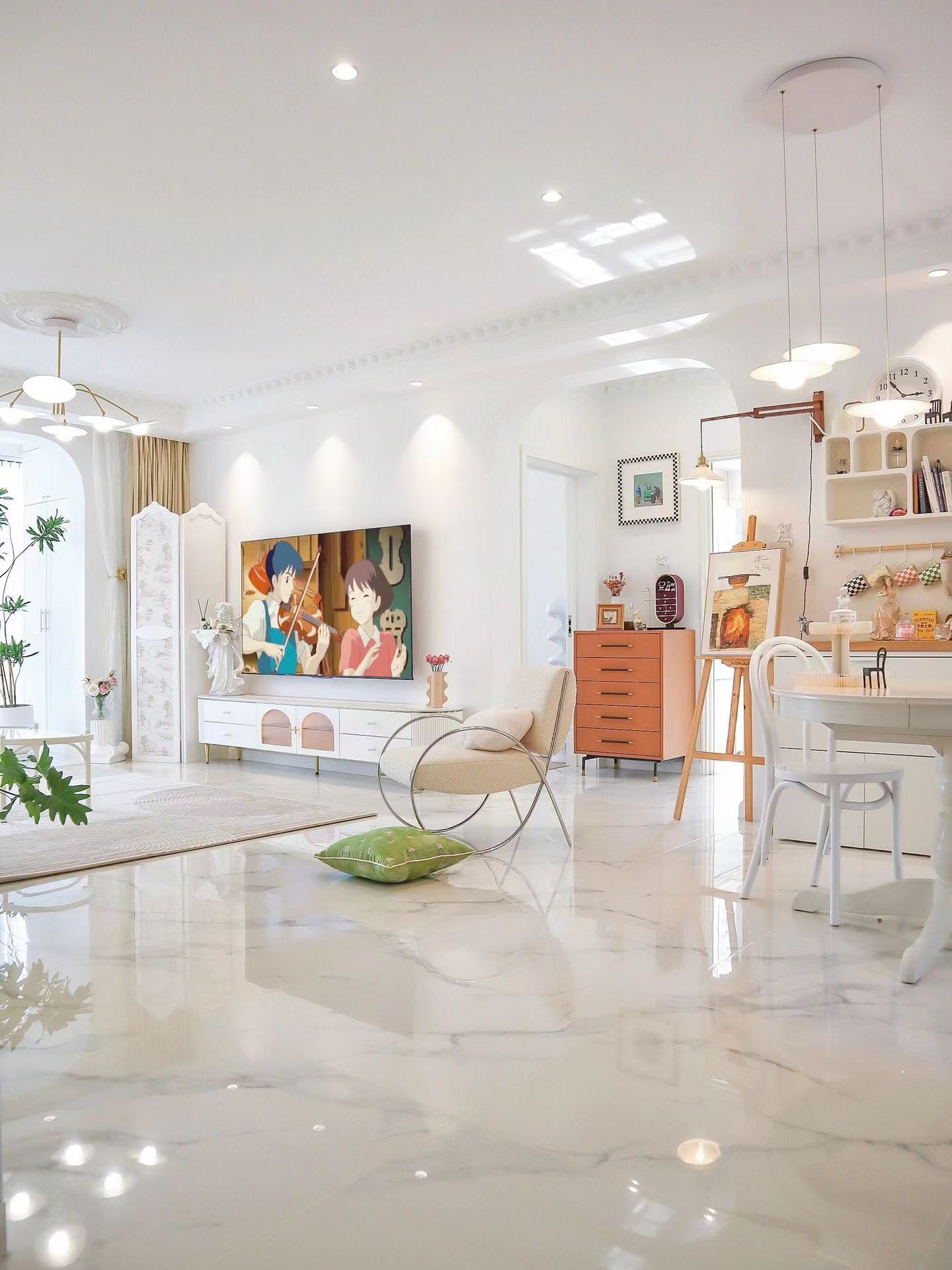 除了毛坯，没有比我家简单的装修了吧??|||我家应该是全网蕞简单的装修了吧?