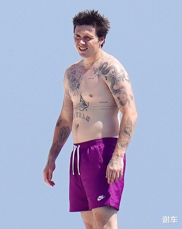 贝克汉姆|贝克汉姆大儿子婚后发福！