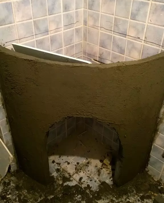 同事家砖砌浴室柜全过程,看完我都想把自己家的整体柜给退了!