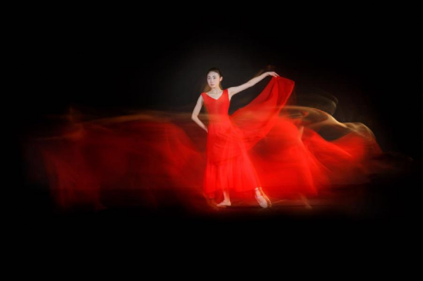 柔美古风人像外景片创意拍法,光效大片原来这么简单