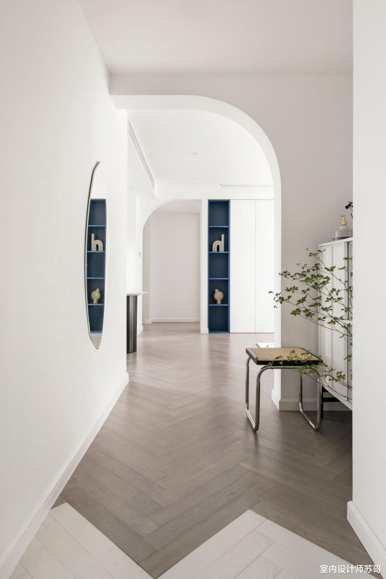 深蓝优雅的简法公寓，感受来自蓝白的清新，实现优雅和现实的共存