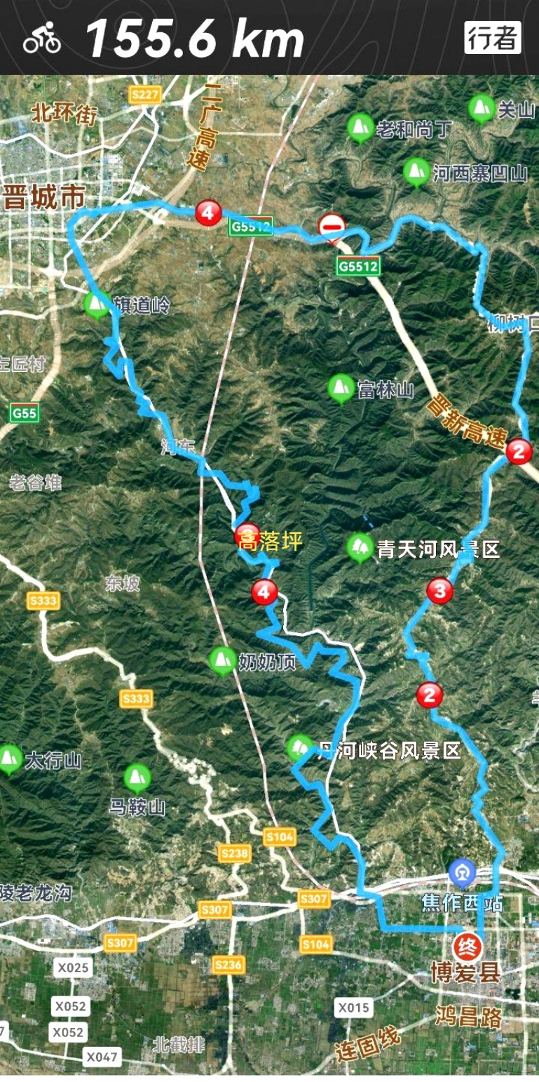 骑行|独自骑行高落坪