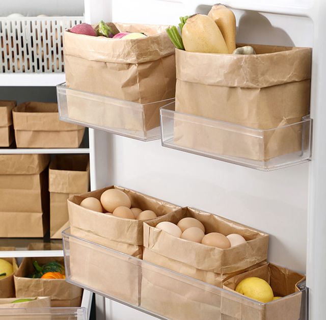 冰箱再大也别乱塞塑料袋，学学年轻人的做法，整洁又高级！