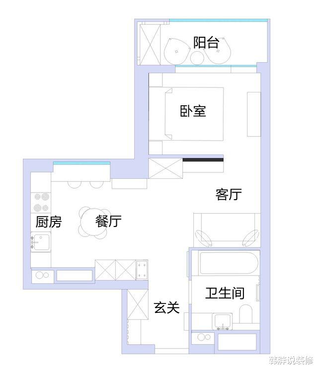 辛苦了7年,终于买了40㎡的小蜗居,装修花了6万,一个人住超爽