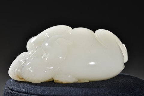 和田玉籽料|和田玉籽料太平有象摆件