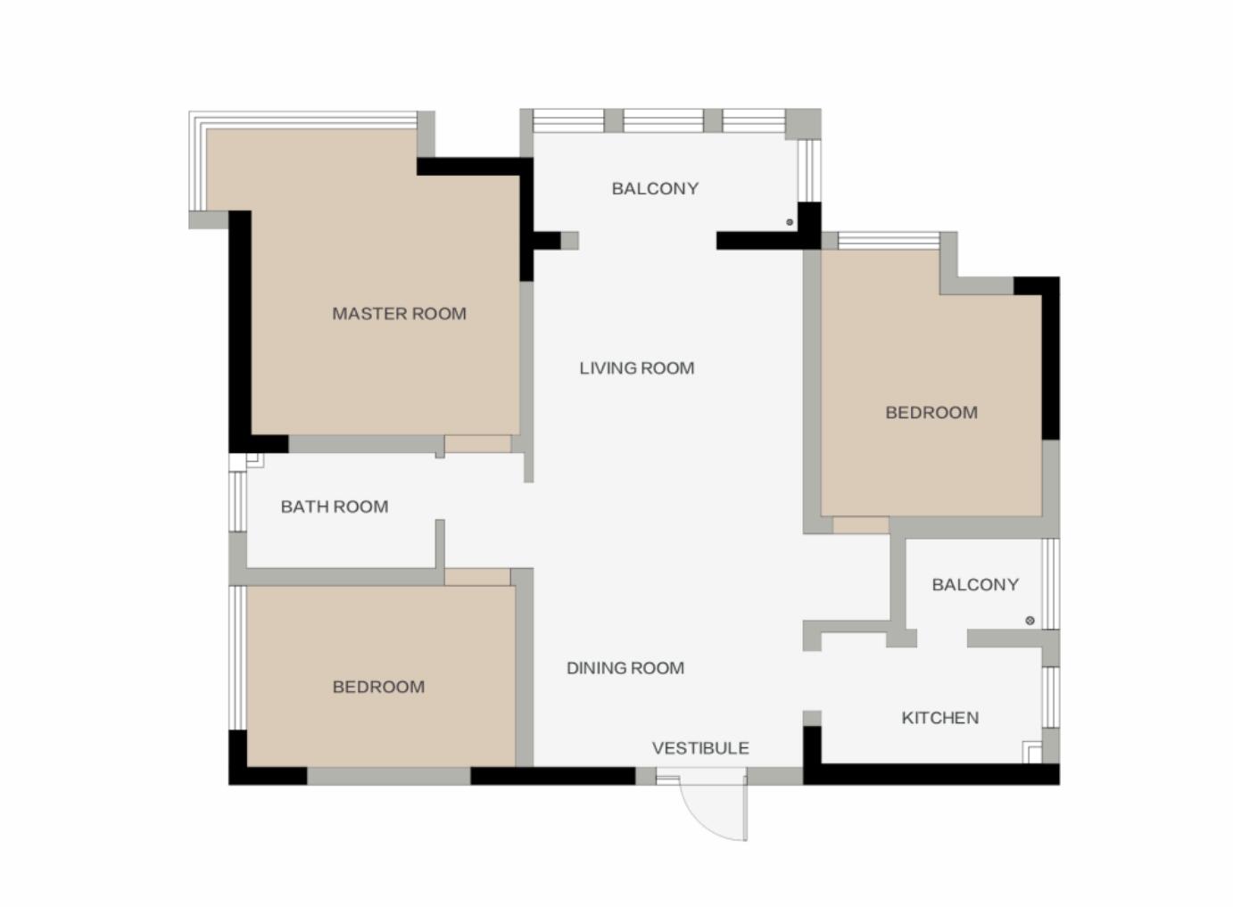 她98㎡家氛围感真好!厨房双动线,洗衣机藏玄关,太巧妙了