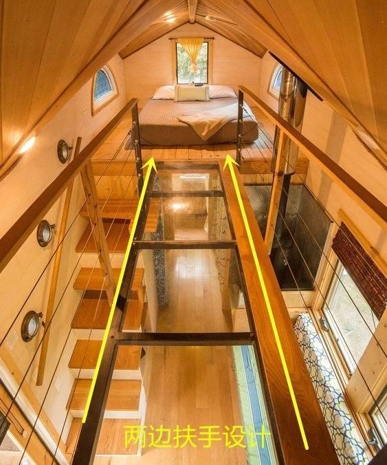 胆子真肥,在5米层高阁楼顶部做悬空玻璃走道,好没安全感!