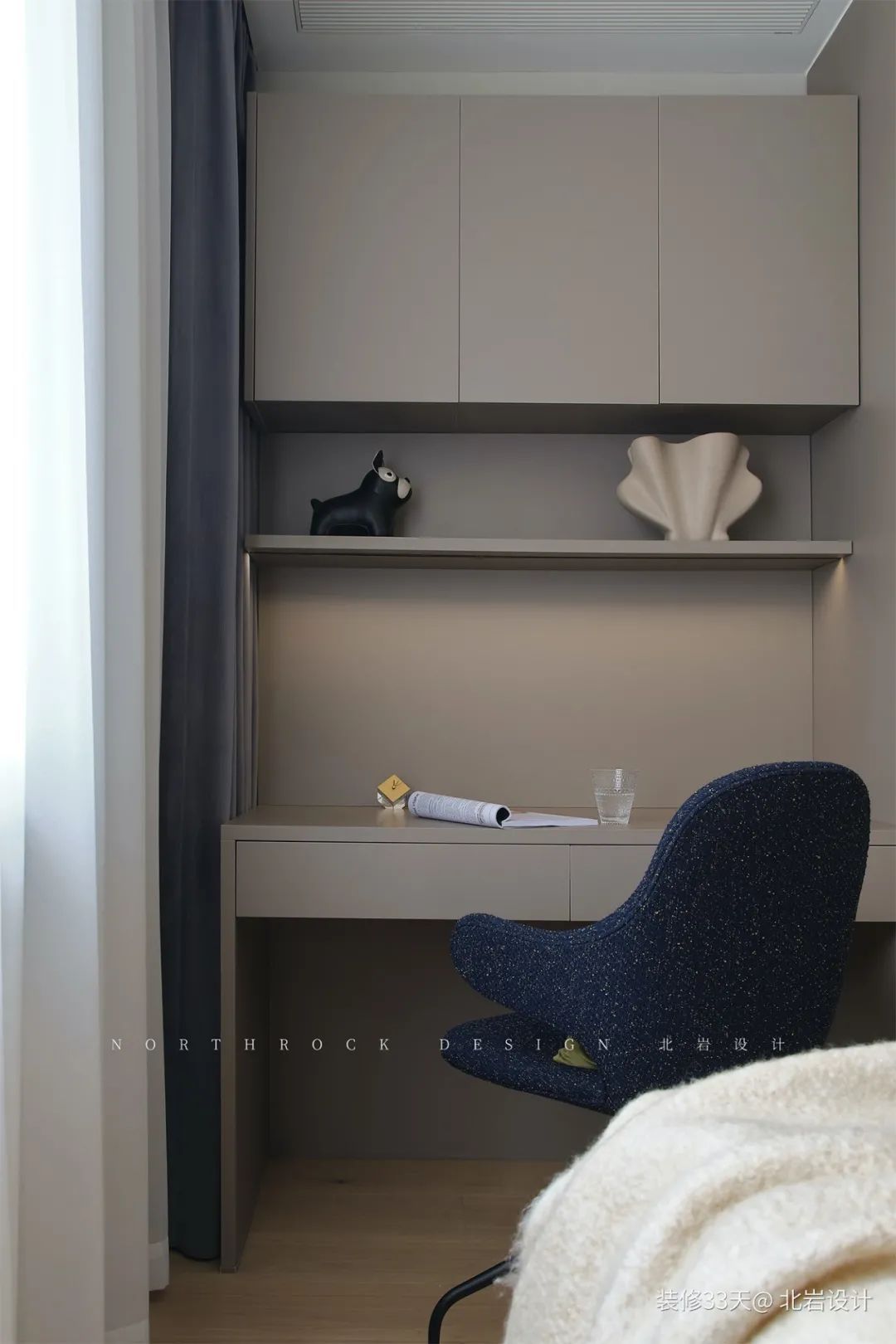 装修设计:120平老房改造现代高级质感四居