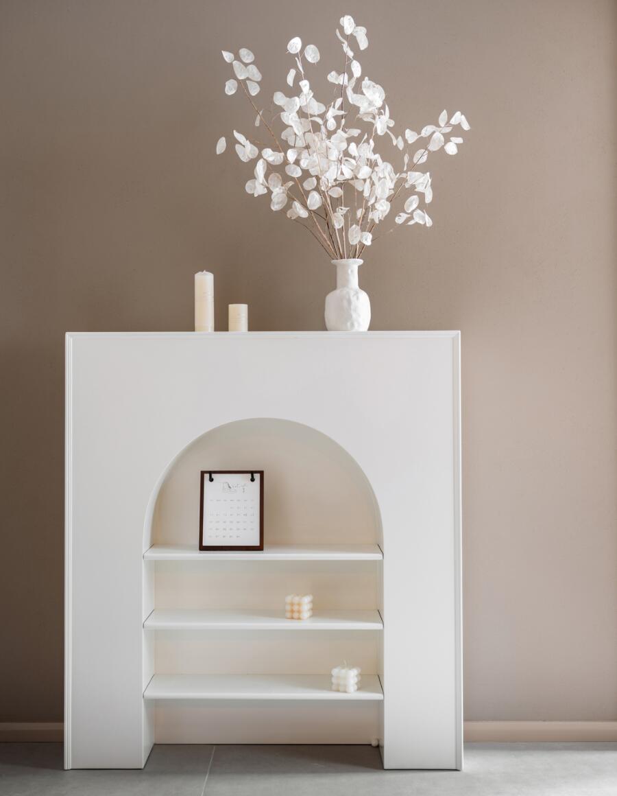 难怪弧形元素越来越流行,看了她118㎡新家,才知道有多美