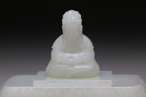 和田玉籽料|舊藏和田玉籽料“玉佛墨床”