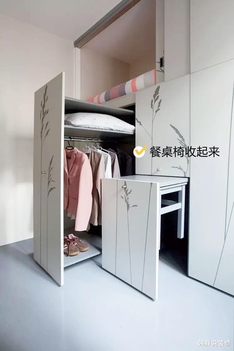 香港女孩的8㎡小窝,睡觉、洗澡、如厕都在柜子里,到处暗藏玄机