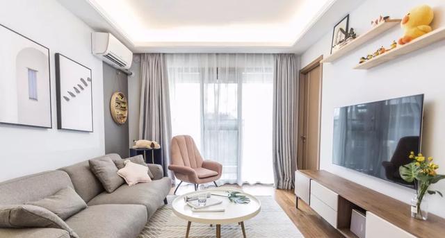 8万将88㎡新房装成清新北欧风,挤出书房,两居妥妥变三房!